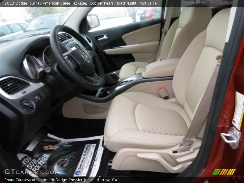 Copper Pearl / Black/Light Frost Beige 2013 Dodge Journey American Value Package
