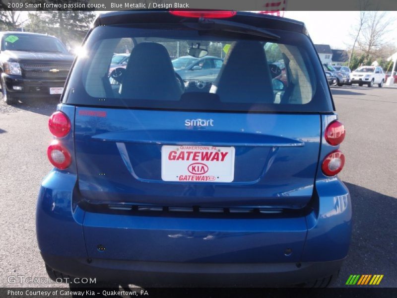 Blue Metallic / Design Black 2009 Smart fortwo passion coupe