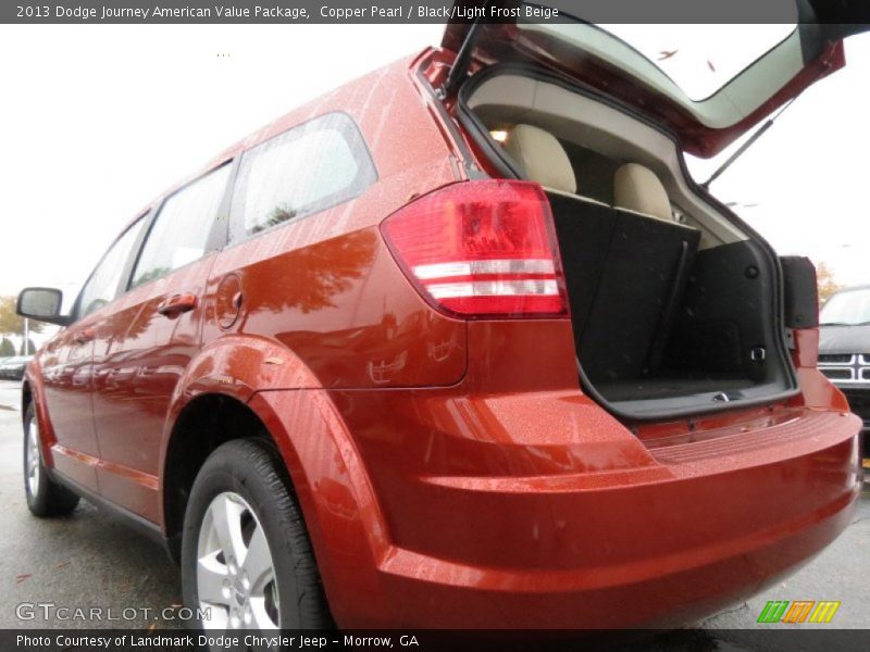 Copper Pearl / Black/Light Frost Beige 2013 Dodge Journey American Value Package
