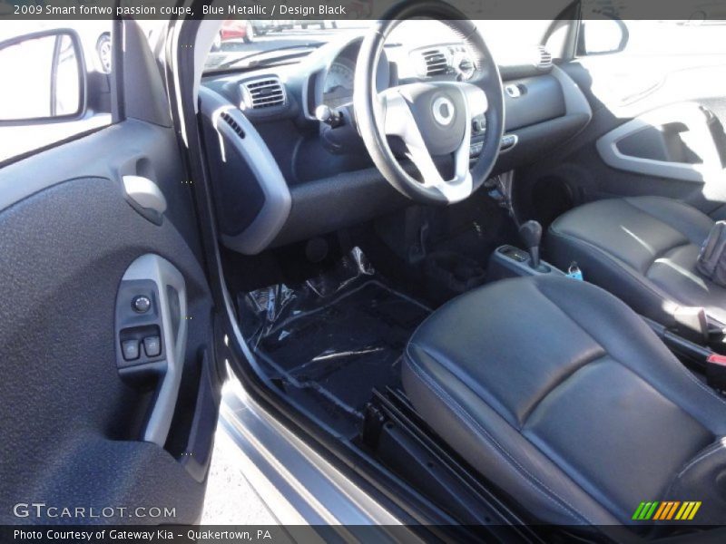  2009 fortwo passion coupe Design Black Interior