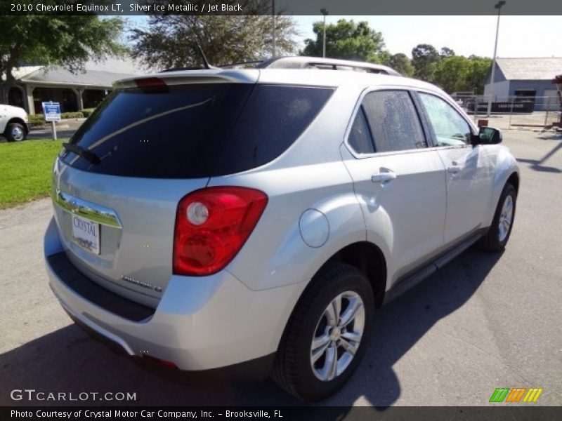 Silver Ice Metallic / Jet Black 2010 Chevrolet Equinox LT
