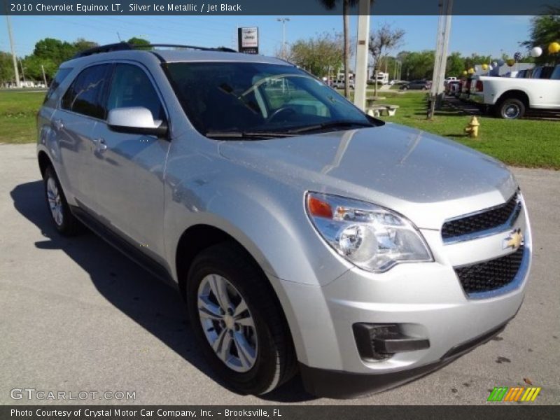 Silver Ice Metallic / Jet Black 2010 Chevrolet Equinox LT