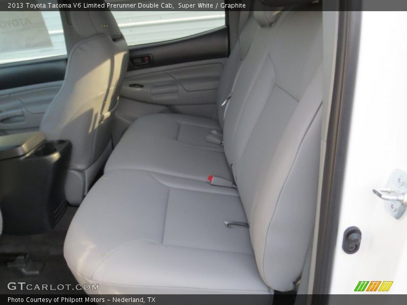 Super White / Graphite 2013 Toyota Tacoma V6 Limited Prerunner Double Cab