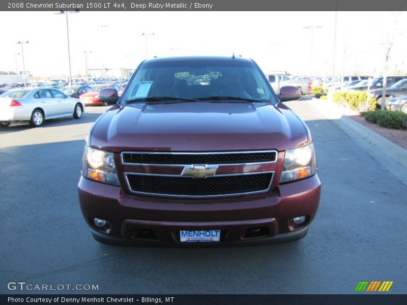 Deep Ruby Metallic / Ebony 2008 Chevrolet Suburban 1500 LT 4x4