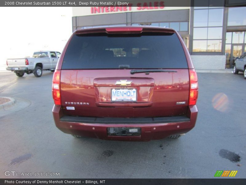 Deep Ruby Metallic / Ebony 2008 Chevrolet Suburban 1500 LT 4x4