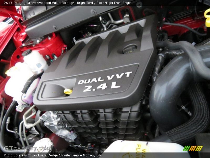 Bright Red / Black/Light Frost Beige 2013 Dodge Journey American Value Package