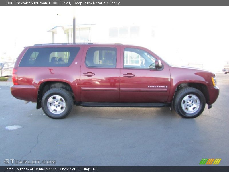 Deep Ruby Metallic / Ebony 2008 Chevrolet Suburban 1500 LT 4x4