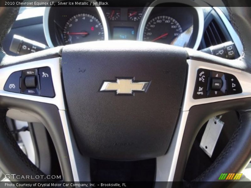 Silver Ice Metallic / Jet Black 2010 Chevrolet Equinox LT