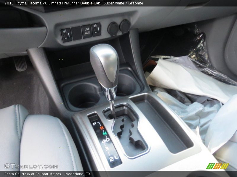 Super White / Graphite 2013 Toyota Tacoma V6 Limited Prerunner Double Cab
