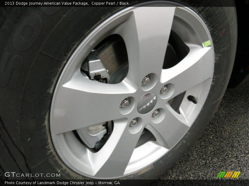 Copper Pearl / Black 2013 Dodge Journey American Value Package