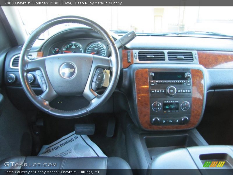 Deep Ruby Metallic / Ebony 2008 Chevrolet Suburban 1500 LT 4x4