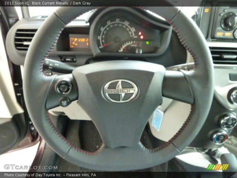 Black Currant Metallic / Dark Gray 2012 Scion iQ