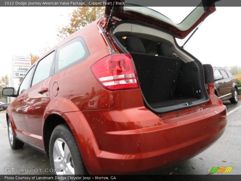 Copper Pearl / Black 2013 Dodge Journey American Value Package