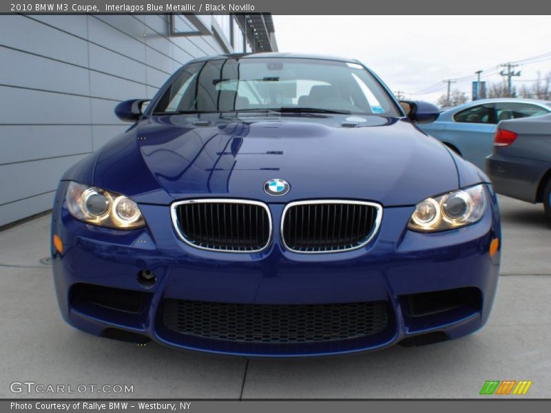 Interlagos Blue Metallic / Black Novillo 2010 BMW M3 Coupe