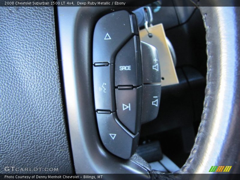 Deep Ruby Metallic / Ebony 2008 Chevrolet Suburban 1500 LT 4x4