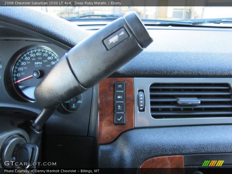 Deep Ruby Metallic / Ebony 2008 Chevrolet Suburban 1500 LT 4x4