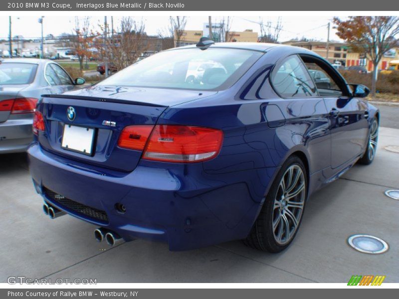 Interlagos Blue Metallic / Black Novillo 2010 BMW M3 Coupe