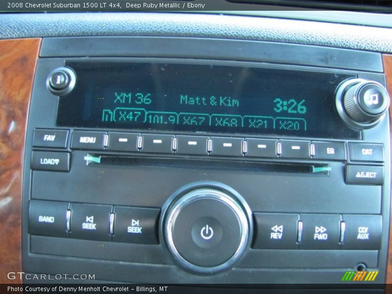 Deep Ruby Metallic / Ebony 2008 Chevrolet Suburban 1500 LT 4x4