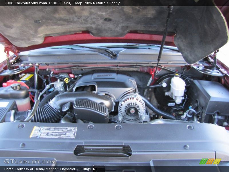 Deep Ruby Metallic / Ebony 2008 Chevrolet Suburban 1500 LT 4x4