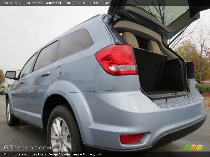 Winter Chill Pearl / Black/Light Frost Beige 2013 Dodge Journey SXT