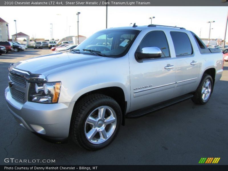 Sheer Silver Metallic / Dark Titanium/Light Titanium 2010 Chevrolet Avalanche LTZ 4x4