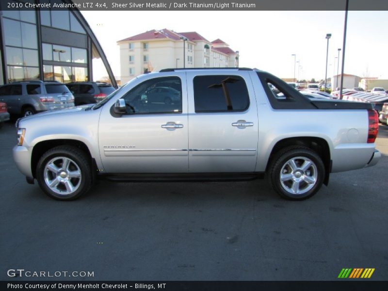 Sheer Silver Metallic / Dark Titanium/Light Titanium 2010 Chevrolet Avalanche LTZ 4x4