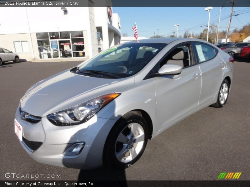 Silver / Gray 2012 Hyundai Elantra GLS