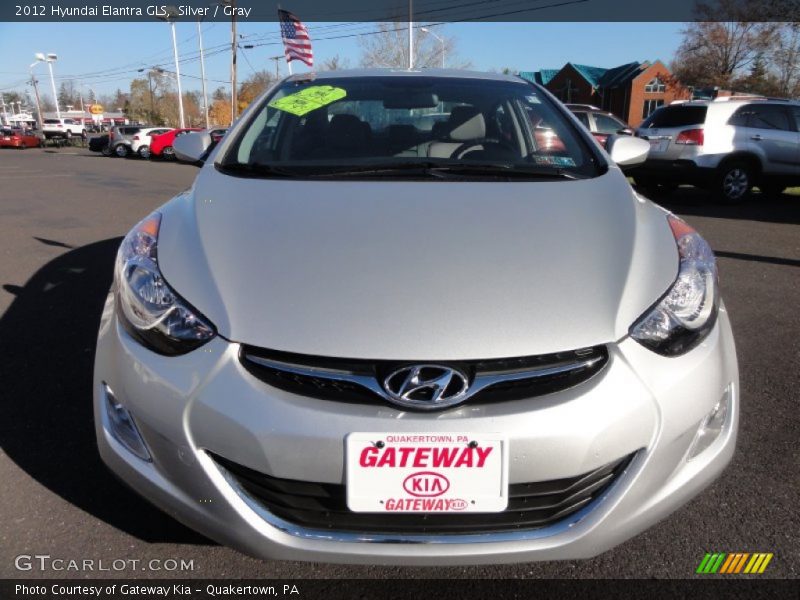 Silver / Gray 2012 Hyundai Elantra GLS