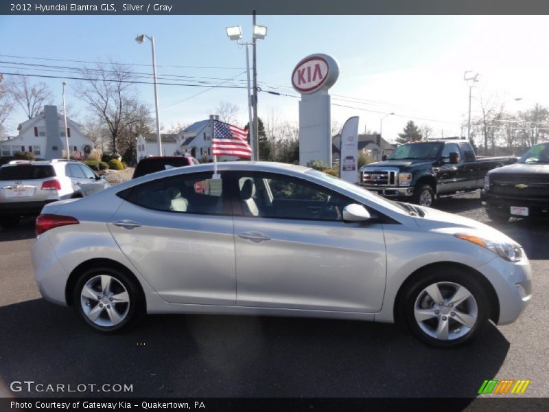 Silver / Gray 2012 Hyundai Elantra GLS
