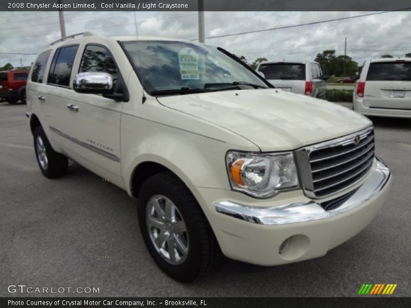 Cool Vanilla / Light Graystone 2008 Chrysler Aspen Limited