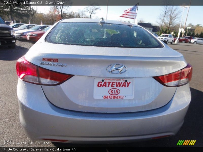 Silver / Gray 2012 Hyundai Elantra GLS