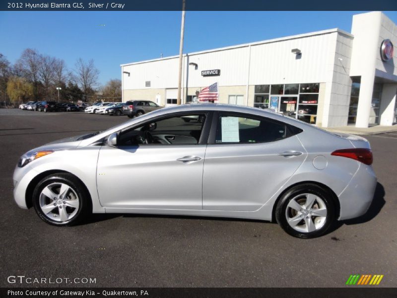 Silver / Gray 2012 Hyundai Elantra GLS