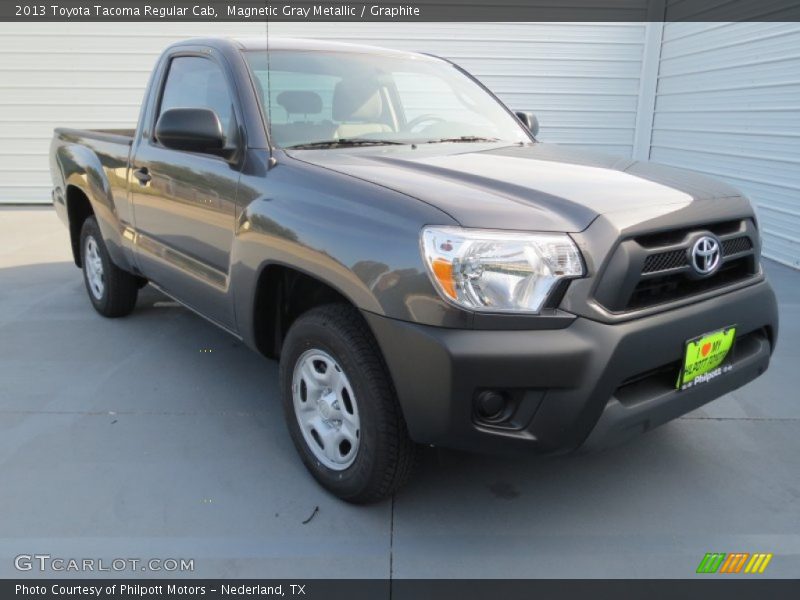 Magnetic Gray Metallic / Graphite 2013 Toyota Tacoma Regular Cab