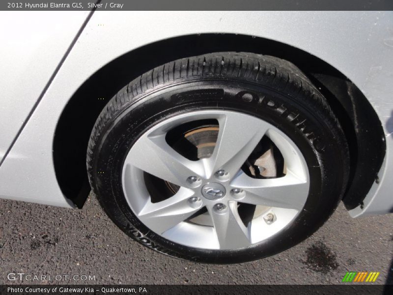Silver / Gray 2012 Hyundai Elantra GLS