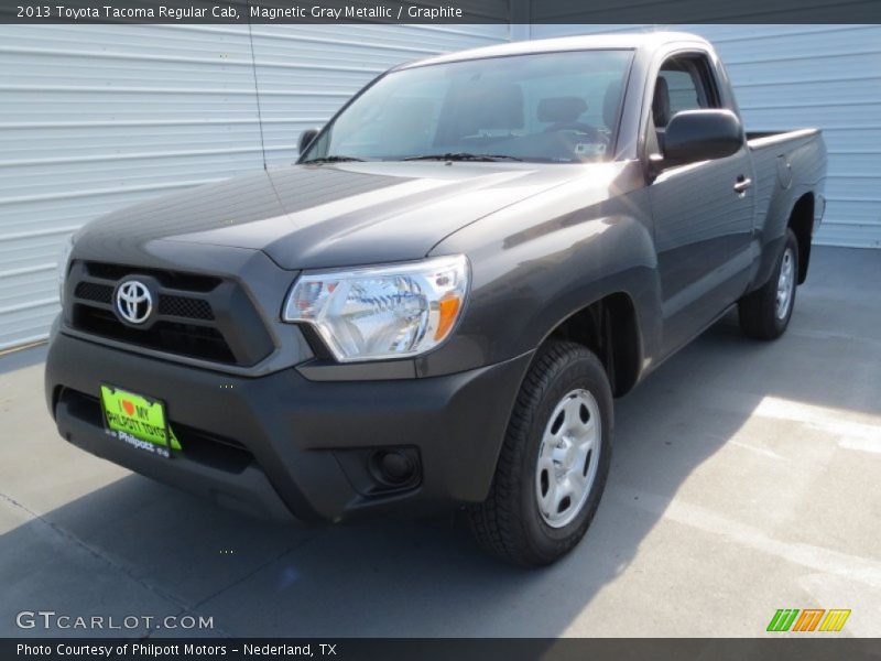 Magnetic Gray Metallic / Graphite 2013 Toyota Tacoma Regular Cab