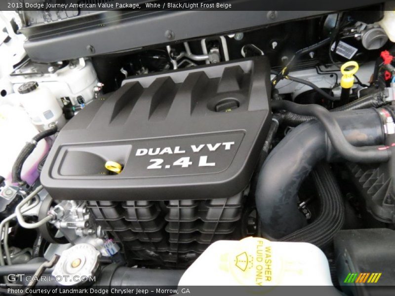 White / Black/Light Frost Beige 2013 Dodge Journey American Value Package
