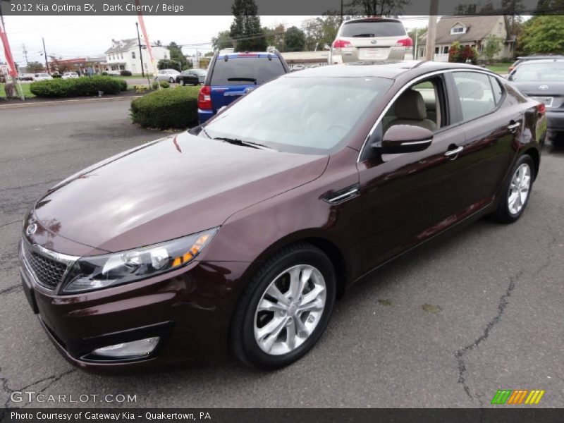 Dark Cherry / Beige 2012 Kia Optima EX