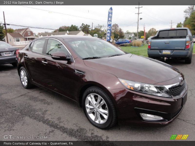 Dark Cherry / Beige 2012 Kia Optima EX