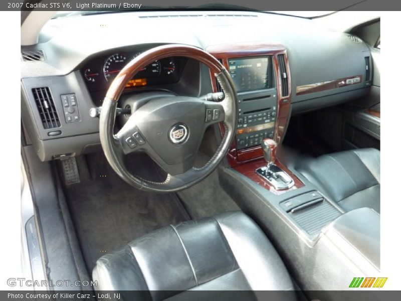 Light Platinum / Ebony 2007 Cadillac STS V6