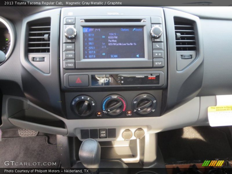 Magnetic Gray Metallic / Graphite 2013 Toyota Tacoma Regular Cab