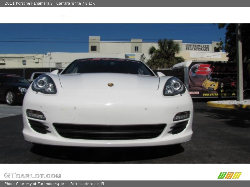Carrara White / Black 2011 Porsche Panamera S