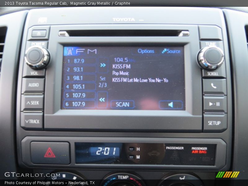 Magnetic Gray Metallic / Graphite 2013 Toyota Tacoma Regular Cab