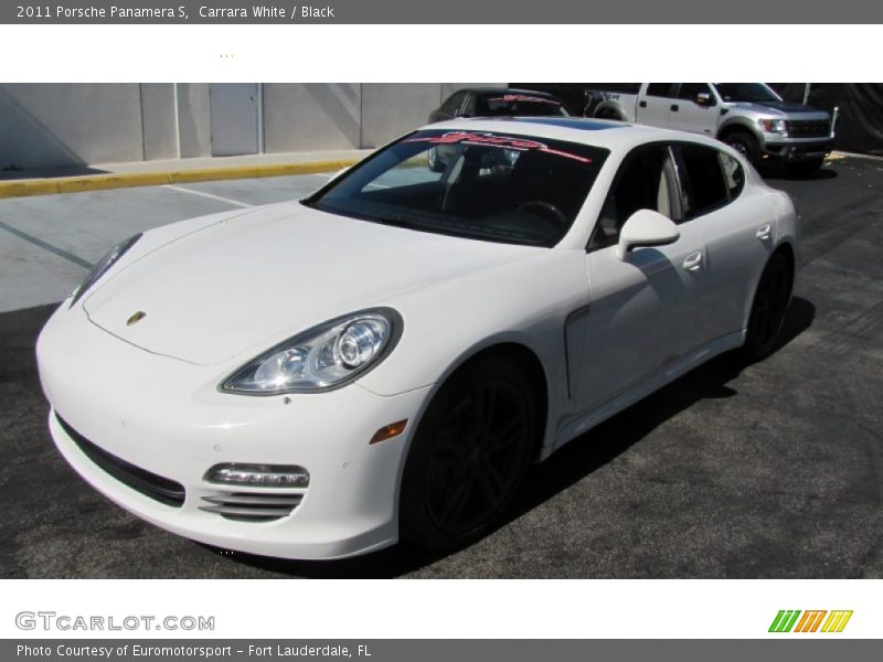 Carrara White / Black 2011 Porsche Panamera S