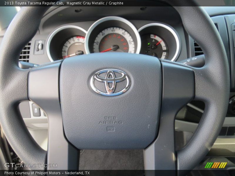 Magnetic Gray Metallic / Graphite 2013 Toyota Tacoma Regular Cab