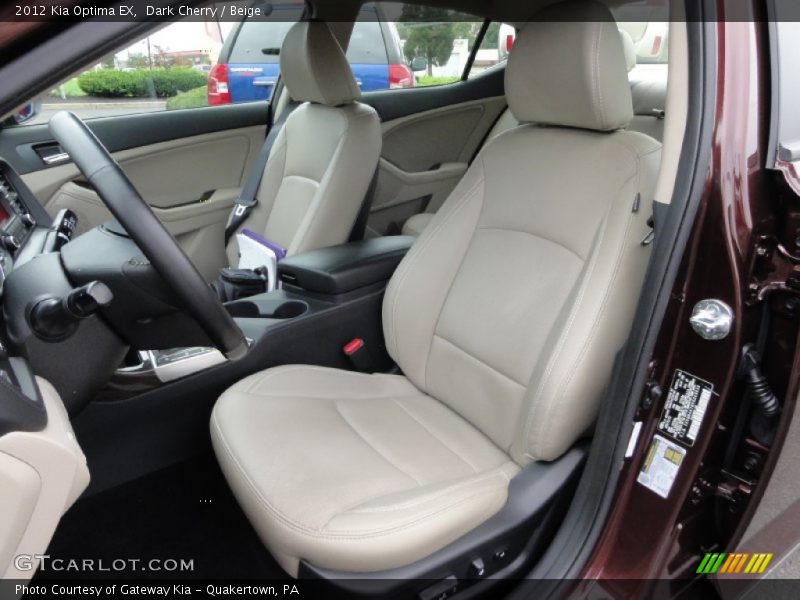 Dark Cherry / Beige 2012 Kia Optima EX