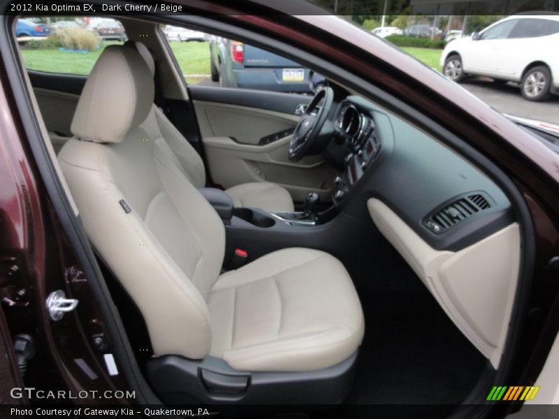 Dark Cherry / Beige 2012 Kia Optima EX