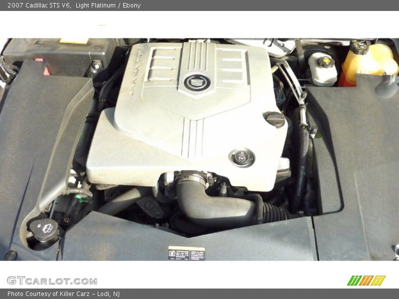 Light Platinum / Ebony 2007 Cadillac STS V6