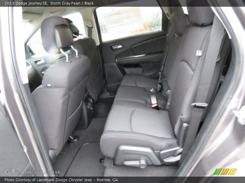 Storm Gray Pearl / Black 2013 Dodge Journey SE