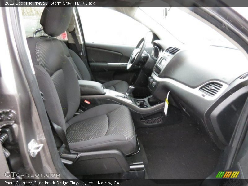 Storm Gray Pearl / Black 2013 Dodge Journey SE
