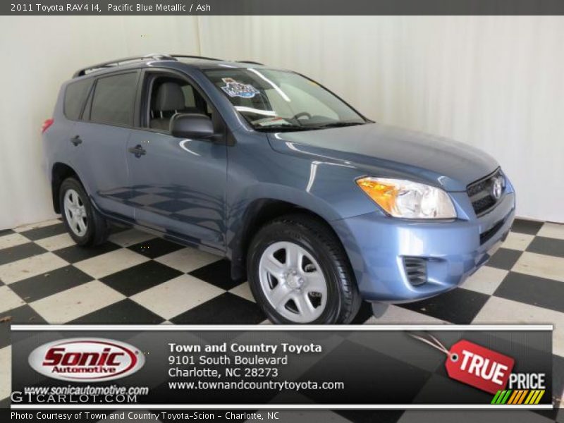 Pacific Blue Metallic / Ash 2011 Toyota RAV4 I4
